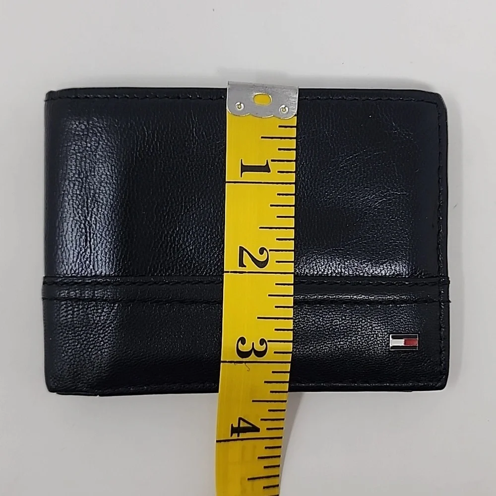 Tommy Hilfiger Black Leather RFID Protection Wallet